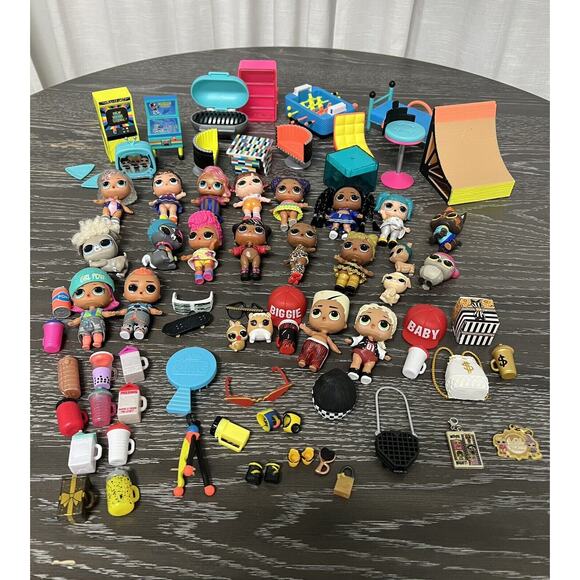 L.O.L. Surprise! Other - LOL Surprise OMG Dolls Accessories Furniture Pets Clothes Games Large Lot 75+